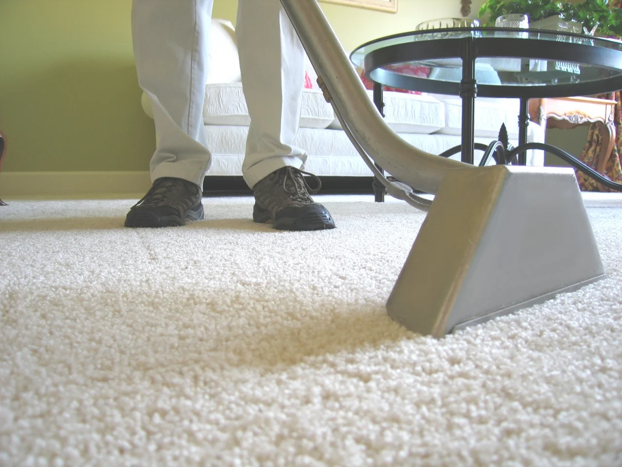 Professional extraction equipment used for commercial carpet and fabric cleaning